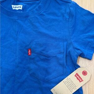 Levi's Kids Vibrant Blue Tee with Pocket